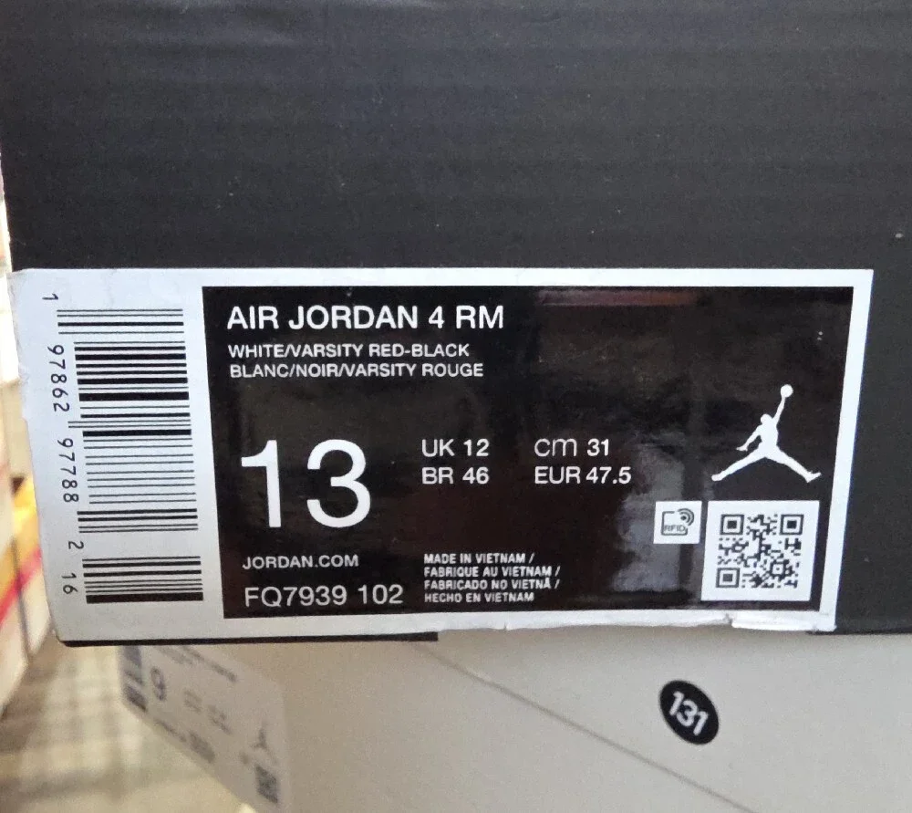 Ai Jordan 4 RM